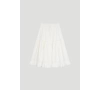Christel Midi Skirt White Weiß M