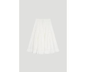 Christel Midi Skirt White Weiß M