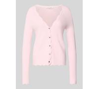 Christian Berg Woman Strickcardigan aus Viskose-Mix in Hellrosa, Größe S