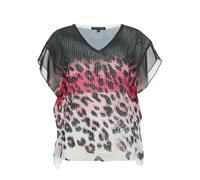 Christian Materne Blusenshirt Abstrakter Leo-Print 46/48 pink