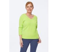 Christian Materne Pullover Flauschgarn 46/48 limette
