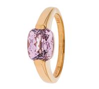 Christian Materne Solitär-Ring, Kunzit AAA, Gelbgold 585 19 Gelbgold 585