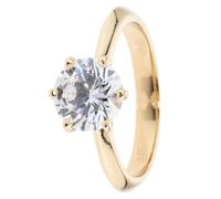 Christian Materne Solitär-Ring ""Perfect Princess"", Zirkonia, Silber 925 19 rhodiniert