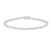 Christian Materne Tennis-Armband, 52 Zirkonia, Silber 925 poliert x rhodiniert