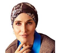 Christine Headwear Damen Amia Turban - Printed Headband, Autumn Blues, Einheitsgröße EU