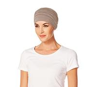 Christine Headwear Damen Christine Headwear Yumuşak Bambu Türban, Kahverengi Yoga turban, Beige, 55-61 EU