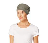 Christine Headwear Damen Lotus Turban Headband, Brown Green, Einheitsgröße EU