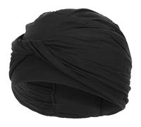 Christine Headwear Shakti Turban Damen Schwarz | Chemo Kopfbedeckung Damen | Kopftuch für Damen Mit Haarausfall | Chemo Mütze Damen Auf 95% Viskose Bambus 5% Elasthan