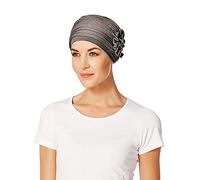 Christine Headwear Lotus Turban Damen Brown Mottled | Chemo Kopfbedeckung Damen | Kopftuch für Damen Mit Haarausfall | Chemo Mütze Damen Auf 95% Viskose Bambus 5% Elasthan