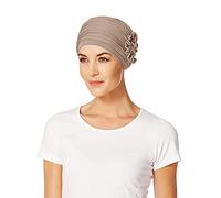 Christine Headwear Damen Lotus Turban, taupe, 6 3/4-7 1/2