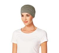 Christine Headwear Turban bambusowy do jogi, szary, w rozmiarze uniwersalnym
