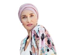 Christine Headwear Turban Damen I Turban Supima-Baumwolle und Elasthan I Woodrose Kopftücher Chemo One Size