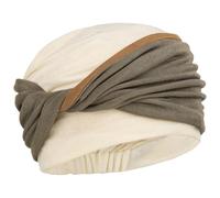 Christine Headwear Zoya Viva Soft Ivory Turban Damenturban Stoffturban Damen - mit Futter Frühling-Sommer Frühjahr Sommer - One Size cremeweiß