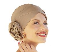 Christine Headwear Zuri Chemotherapie Turban aus hochwertiger Supima-Baumwolle (wildes Grau)