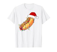 Christmas Hot Dog Lover Xmas Hotdogs Hot Dog Stand Hot Dog Preisgünstiges Grafik-T-Shirt, Herren, Weiß, S