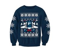 Christmas Jumpers - Nostalgic Engel Weihnachtspullover TV Who Erwachsene Gedruckt Weihnachten Sweatshirt Navy, navy, M