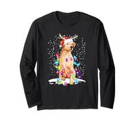 Christmas Lights Xmas Labrador Retriever Hund Langarmshirt