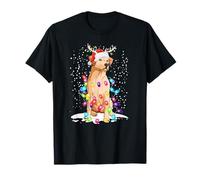 Christmas Lights Xmas Labrador Retriever Hund T-Shirt