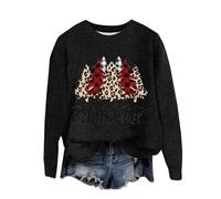 Christmas Pullover, Damen Strickpullover, Wollpullover Weihnachten Rund Ausschnitt Jumpers Elegante Kabelstrick Jumper Shirt Warme Dickere Langarmshirt Weihnachtsmotiv Outerwear Weiches Lässige
