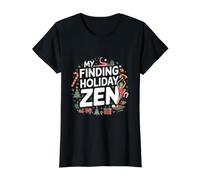 Christmas Yoga - Findet My Holiday Zen Preisgünstiges Grafik-T-Shirt