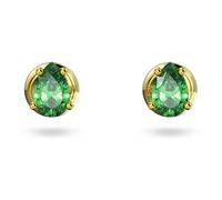 Paar Ohrstecker SWAROVSKI "Stilla, Tropfenschliff, 5639120" Ohrringe Gr. Metall, goldfarben (gelbgoldfarben, grün, grün) Damen Ohrstecker mit Swarovski Kristall (29359745-0)