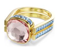 Chroma Ring, Kissenschliff, Mehrfarbig, 18K Goldbeschichtet 60