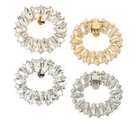 CHROMACRAFT 2 Paar Damen-Schuhklammern, Glitzernde Kristall-Schuhklammern, Dekorative Schuhklammern Für High Heels, Abnehmbare Schuhklammern, Elee Damenschuh-Accessoires