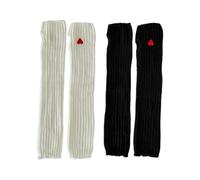 CHROMACRAFT 2 Paar Strickhandschuhe, Armstulpen, Lange Fingerlose Handschuhe, Süße Und Süße Handschuhe, Bekleidungszubehör