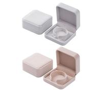 CHROMACRAFT 2 Stück Samt-Armbandbox, Elee Und Schlichte Armbandbox, Armband-Geschenkbox, Schmuck-Display-Box, Schmuckzubehör