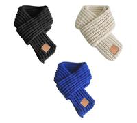 CHROMACRAFT 3 Kinderschals, Winter-Strickschal, Weicher Strickschal, Einfacher Und Vielseitiger Schal, Outdoor-Reisezubehör Für Herbst Und Winter