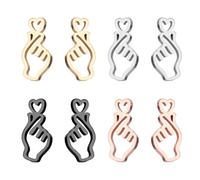 CHROMACRAFT 4 Paar Kreative Ohrringe, Modische Ohrringe, Edelstahlohrringe, Interessante Ohrringe, Personalisierte Ohrringe Für Damen