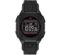 Chronograph ADIDAS ORIGINALS "CITY TECH FOUR", schwarz, Armbanduhren, Damen, Chronograph, Quarzuhr, Armbanduhr, Herrenuhr, Damenuhr,Datum, Stoppfunktion,digital (99830539-0) schwarz
