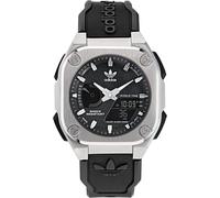 Chronograph ADIDAS ORIGINALS "CITY TECH ONE", schwarz (schwarz, silberfarben), Armbanduhren, Herren, Chronograph, Armbanduhr, Quarzuhr, Herrenuhr, analog, digital (19983658-0)