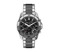 Chronograph ARMANI EXCHANGE, anthrazit, edelstahlfarben, Armbanduhren, Herren, Chronograph, Quarzuhr, Armbanduhr, Herrenuhr, Edelstahlarmband, analog, Tag (13501249-0) anthrazit, edelstahlfarben