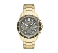 Chronograph ARMANI EXCHANGE, goldfarben, anthrazit, Armbanduhren, Herren, Chronograph, Quarzuhr, Armbanduhr, Herrenuhr, Edelstahlarmband, analog, Tag (14036217-0) goldfarben, anthrazit