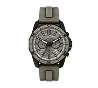 Chronograph ARMANI EXCHANGE, grau, Armbanduhren, Herren, Chronograph, Quarzuhr, Armbanduhr, Herrenuhr, Silikonarmband, analog, Tag (20827127-0) grau