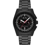 Chronograph ARMANI EXCHANGE, schwarz, Armbanduhren, Damen, Chronograph, Quarzuhr, Armbanduhr, Herrenuhr, Edelstahlarmband, Tag, Stoppfunktion (77165164-0) schwarz