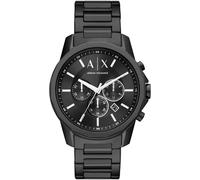 Chronograph ARMANI EXCHANGE, schwarz (schwarz, schwarz), Armbanduhren, Herren, Chronograph, Quarzuhr, Armbanduhr, Herrenuhr, Stoppfunktion, analog (64450065-0) schwarz, schwarz