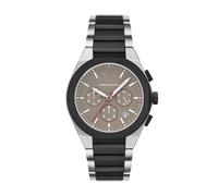 Chronograph ARMANI EXCHANGE "SYNC", schwarz, edelstahlfarben, Armbanduhren, Damen, Chronograph, Quarzuhr, Armbanduhr, Herrenuhr, Edelstahlarmband, analog, Tag (87329162-0) schwarz, edelstahlfarben