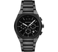 Chronograph ARMANI EXCHANGE "SYNC", schwarz (schwarz, schwarz, schwarz), Armbanduhren, Herren, Chronograph, Armbanduhr, Herrenuhr, Edelstahlarmband, analog, Tag, Stoppfunktion (71443419-0) schwarz, sc