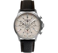 Chronograph BAUHAUS "bauhaus aviation", schwarz (dunkelbraun), Armbanduhren, Herren, Chronograph, Armbanduhr, Quarzuhr, Herrenuhr, Datum, Saphirglas, Made in Germany (77712628-0)
