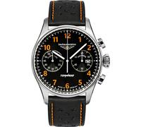 Chronograph BAUHAUS "Tornado", schwarz (schwarz, silberfarben), Armbanduhren, Herren, Chronograph, Quarzuhr, Armbanduhr, Herrenuhr, Made in Germany, analog, Tag (90060532-0)