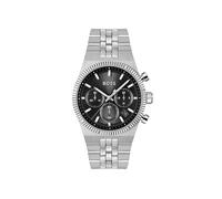 BOSS Candor black-dial chronograph watch with fluted bezel - Style CANDOR PRIME, 58733278 Silberfarben ONESI