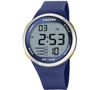 Chronograph CALYPSO WATCHES "Color Splash", blau, Armbanduhren, Herren, Chronograph, Armbanduhr, Quarzuhr, Herrenuhr, digital, Datum, Stoppfunktion (97179727-0)