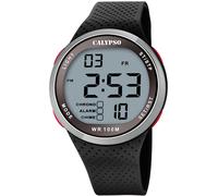 Chronograph CALYPSO WATCHES "Color Splash", schwarz, Armbanduhren, Herren, Chronograph, Armbanduhr, Quarzuhr, Herrenuhr, digital, Datum, Stoppfunktion (66998818-0)