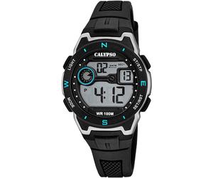 Chronograph CALYPSO WATCHES "Digital Crush", schwarz, Armbanduhren, Herren, Chronograph, Kinderuhr, Quarzuhr, Armbanduhr, Junge, digital, Tag, Wochentag, Monat (61074744-0)