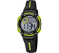 Chronograph CALYPSO WATCHES "Digital Crush", schwarz (schwarz, neongelb), Armbanduhren, Kinder, Chronograph, Armbanduhr, Quarzuhr, Kinderuhr, Datum, digital, Stoppfunktion (193392-0) schwarz, neongelb