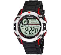 Chronograph CALYPSO WATCHES "Digital For Man", schwarz (schwarz, rot), Armbanduhren, Herren, Chronograph, Armbanduhr, Quarzuhr, Herrenuhr, digital, Datum, Stoppfunktion (75661739-0) schwarz, rot