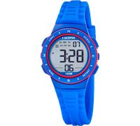Chronograph CALYPSO WATCHES "Junior Collection", blau, Armbanduhren, Kinder, Chronograph, Quarzuhr, Armbanduhr, Silikonarmband, digital, Tag, Wochentag, Monat (19418408-0) blau