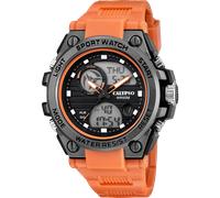 Chronograph CALYPSO WATCHES "Street Style", orange, Armbanduhren, Herren, Chronograph, Quarzuhr, Armbanduhr, Herrenuhr, analog, digital, Tag, Wochentag (30265057-0)